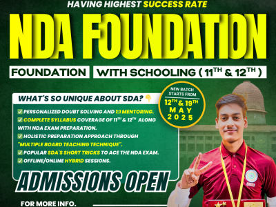 Nda Foundaion Course In Lucknow || Alambagh