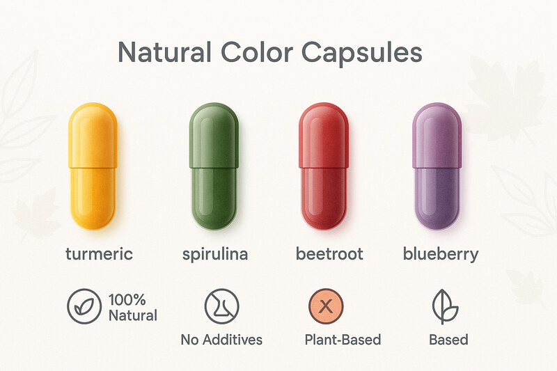 Most Rated Natural Color Capsules Manufacturer in India