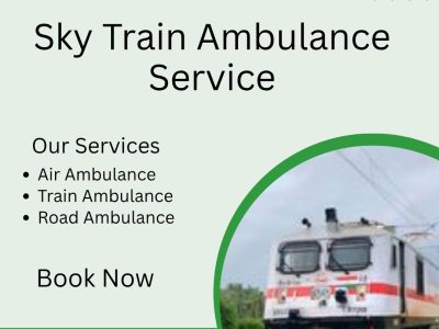 Avail Sky Train Ambulance service in Ranchi at affordable prices
