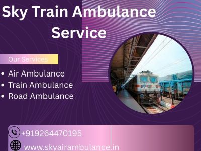 Use Sky Train Ambulance Service in Delhi for patient care