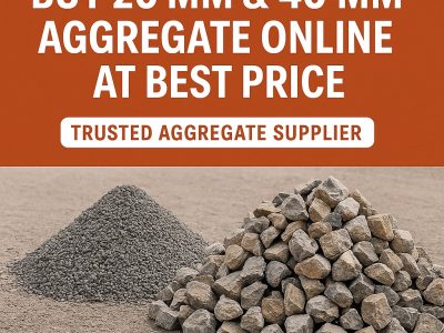 Buy 20 mm & 40 mm Aggregate Online at Best Price – Trusted Aggregate Supplier