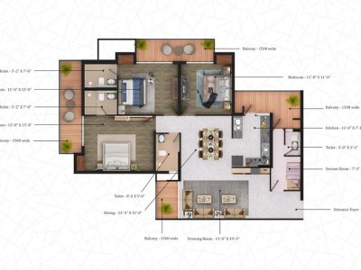 3 BHK Apartments in Pratap Vihar | The Element