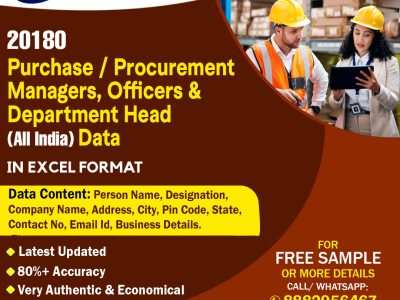 77Data: Download the Verified List of Purchase Department Database