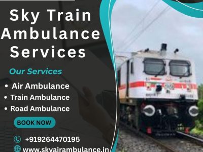 Sky Train Ambulance Services for Patient Care in Mumbai