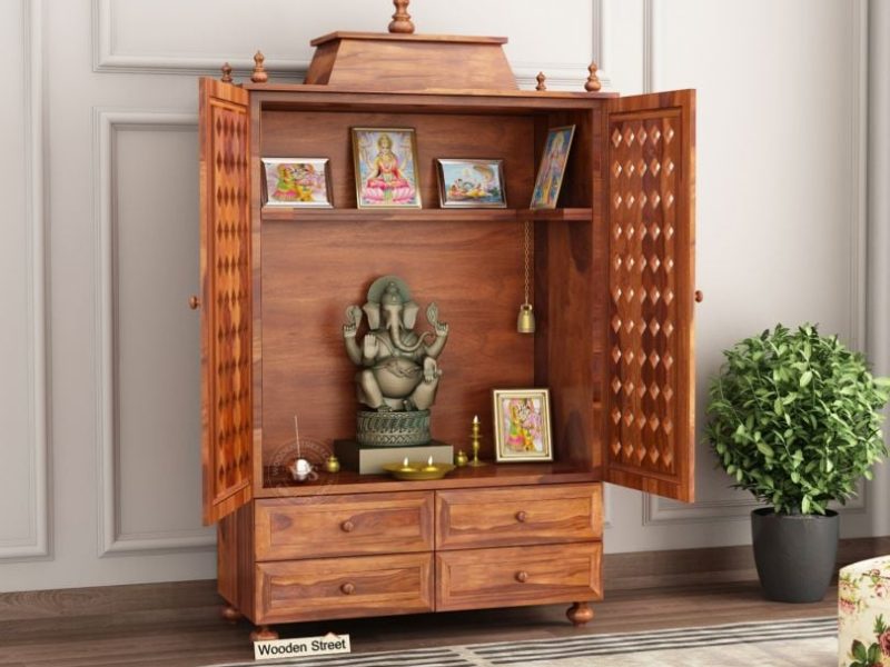 Shop Space-Saving Mandir Designs at Wooden Street