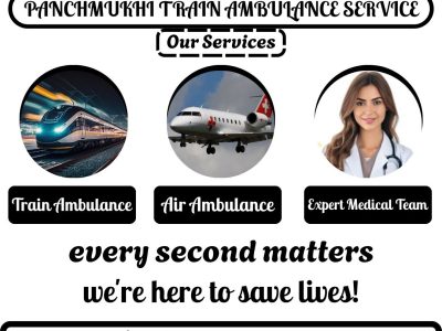 Panchmukhi Train Ambulance Offer Excellent Method Transfer for Patient in Kolkata