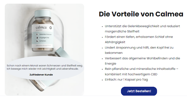 Innere Ruhe wiederherstellen mit Calmea Kapseln Deutschland