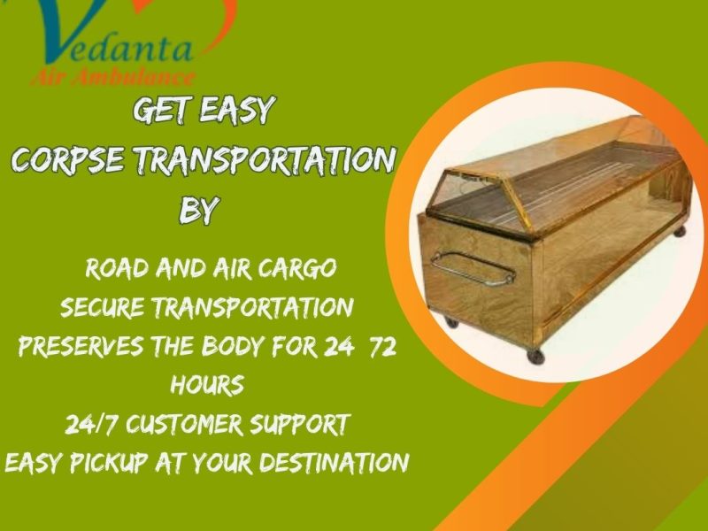 Vedanta hearse transport service in Chennai is readily available