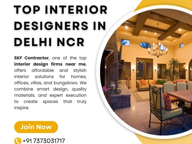 Best Homes with Top Interior Designers in Delhi NCR