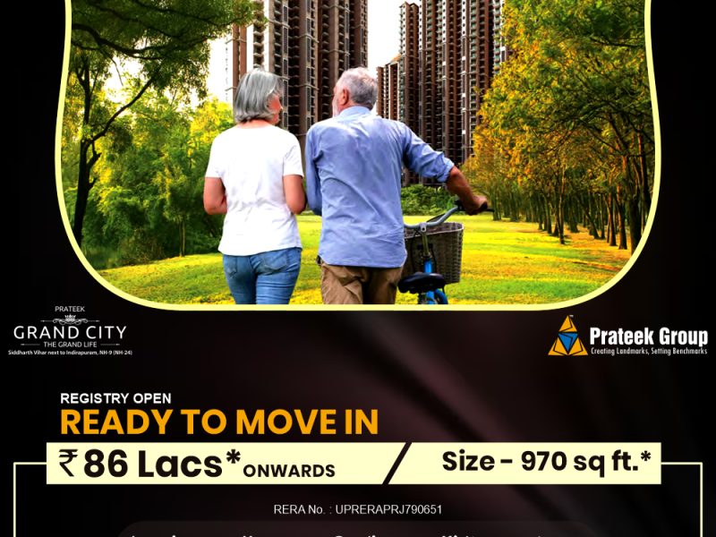 2/3 BHK Apartment in Siddharth Vihar by Prateek Grand City Phase 1