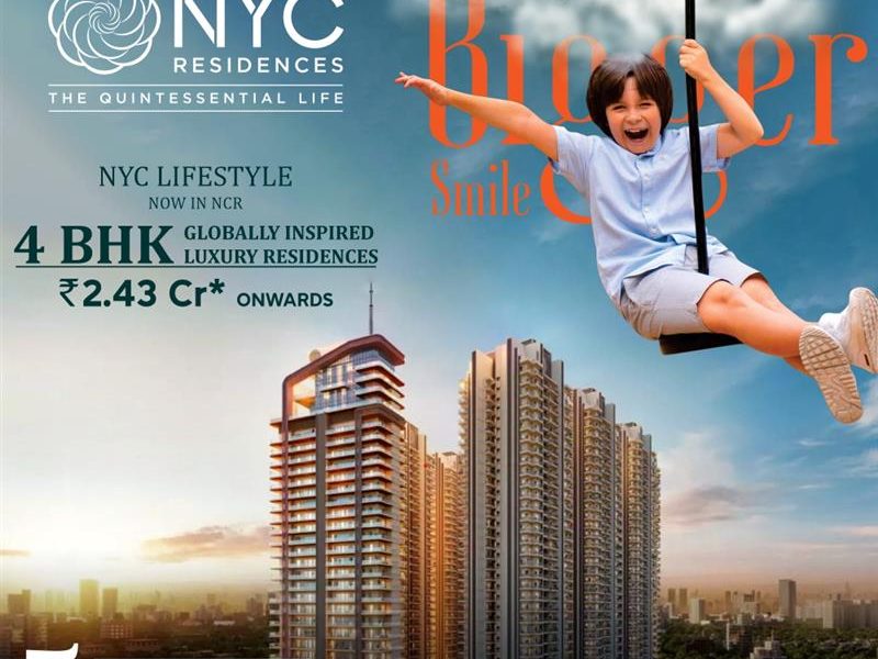 4 BHK Flat in Ghaziabad - Gaur NYC Residence