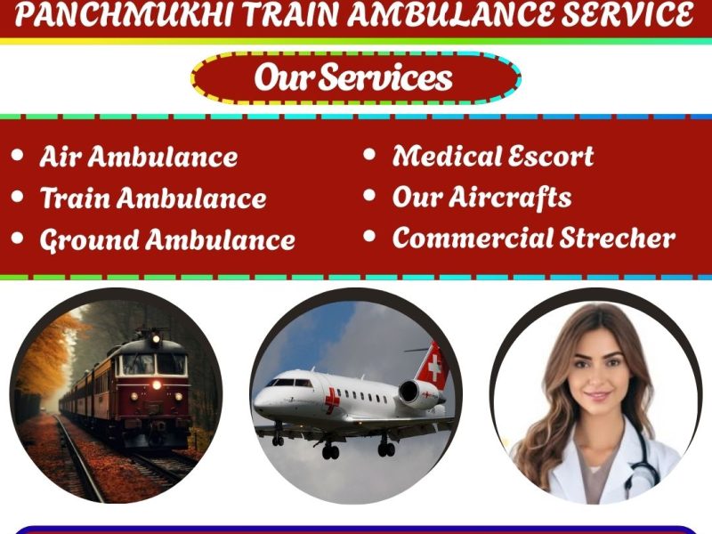 Panchmukhi Train Ambulance Service in Hyderabad- Top Class Medical Transportation