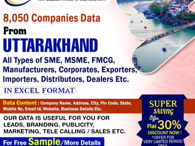 77Data: Download the Verified List Of Uttarakhand Business Database