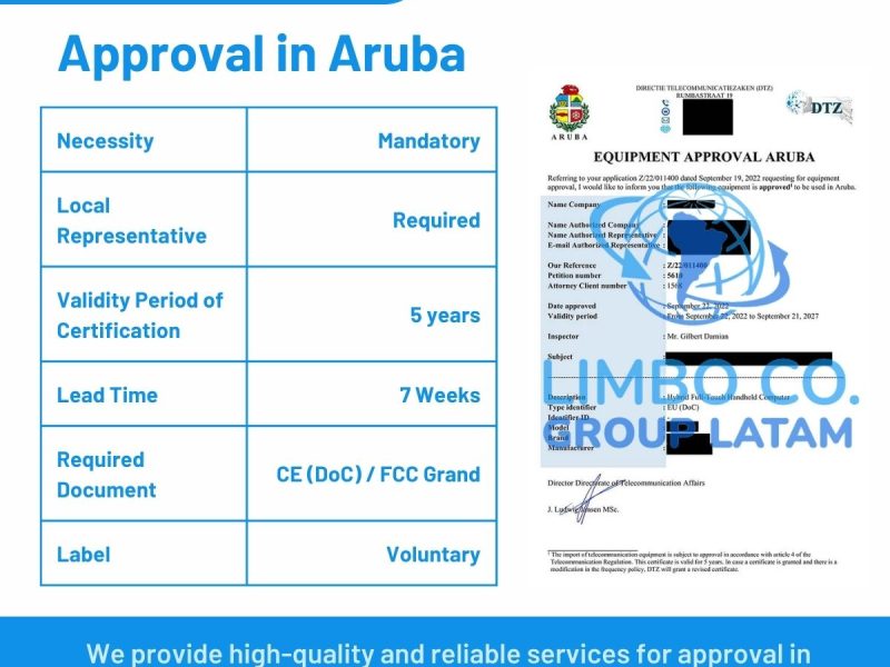 Type Approval in Aruba