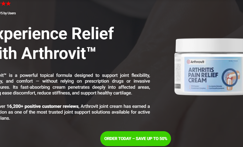 {Order Now} Arthrovit Cream Review & Last Thoughts [2025]