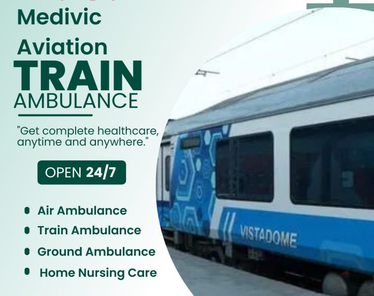 Medivic Aviation Train Ambulance Services in Vellore provide basic to advanced facilities