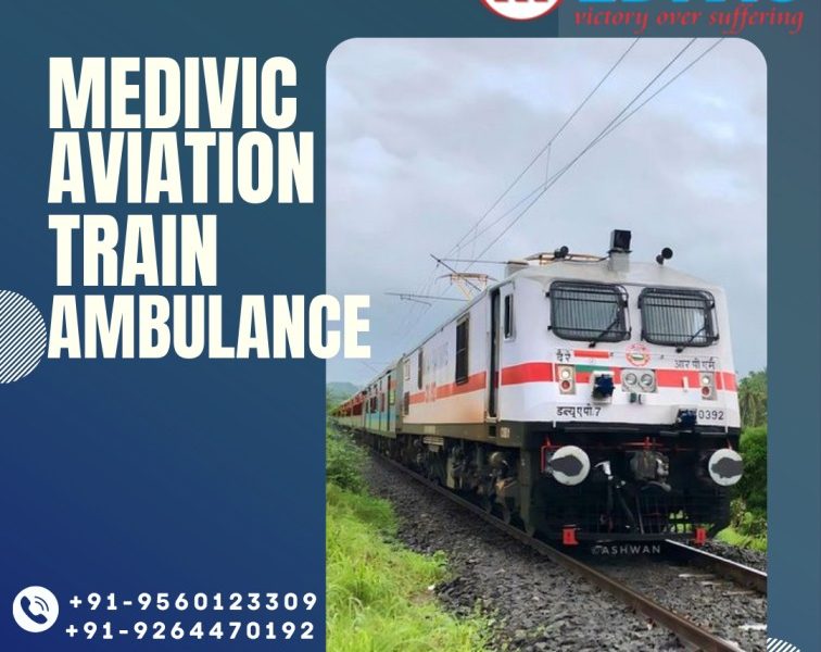 Medivic Aviation Train Ambulance Services in Vellore provides a trouble-free medical transport facility