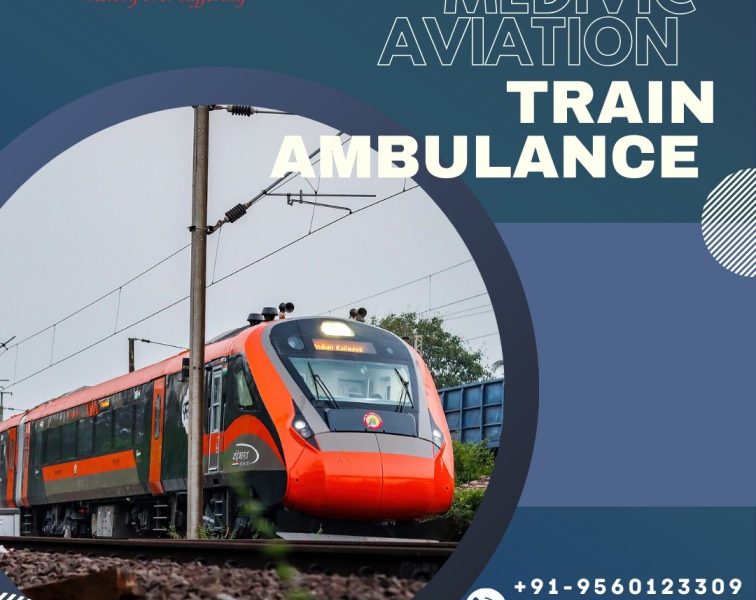 Medivic Aviation Train Ambulance Services in Ranchi provide a comfortable berth