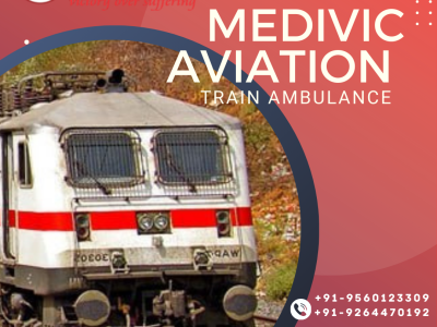 Medivic Aviation Train Ambulance Service in Allahabad has the best and immediate framework