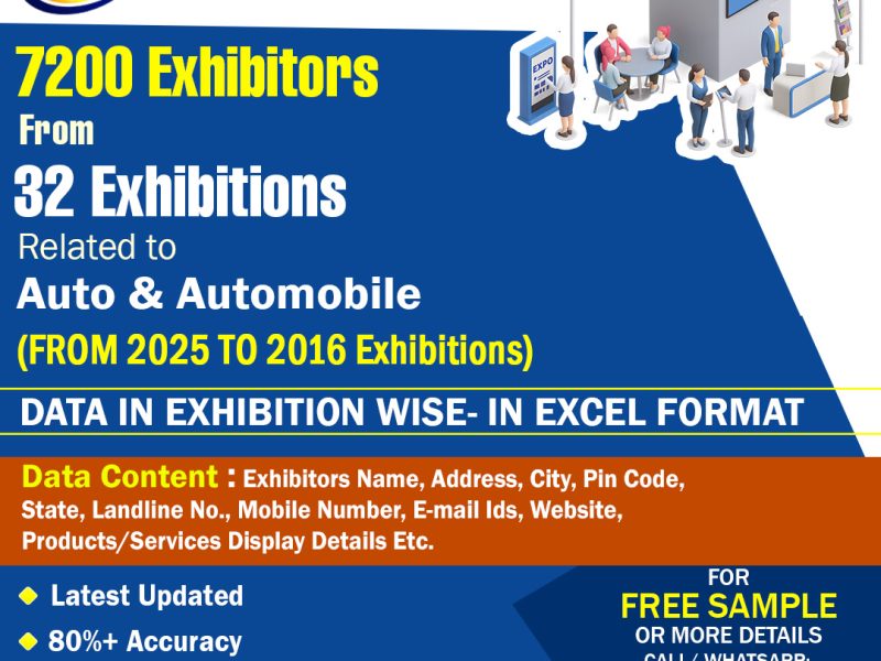 77Data: Download the Verified List of Auto Exhibition Database