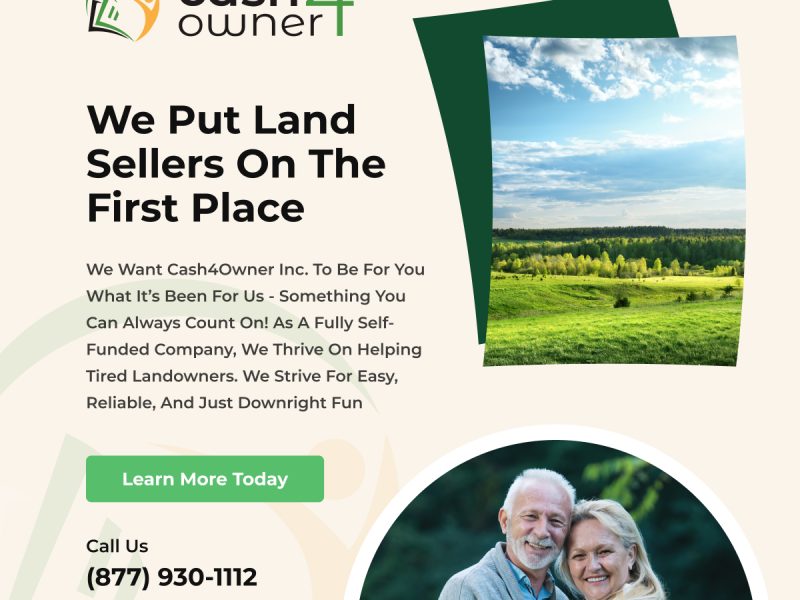 Sell land for cash in Texas