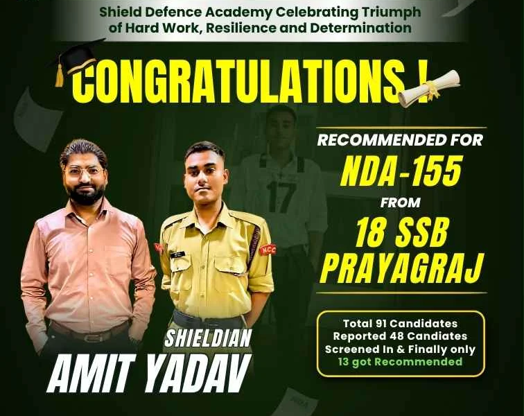 Best NDA coaching in Lucknow : join shield defence academy