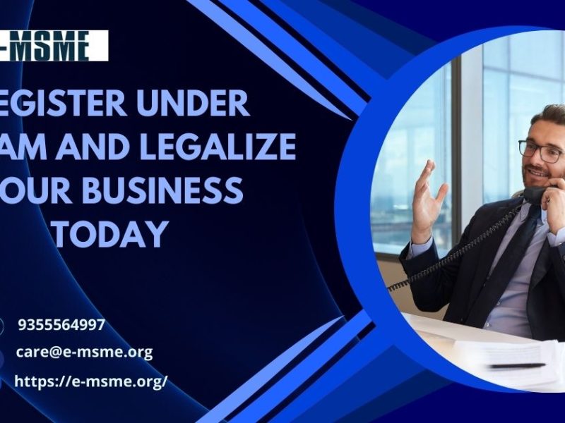 Register Under Udyam and Legalize Your Business Today