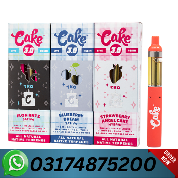 Original Cake TKO Disposable 3G Price In Sialkot - 03174875200