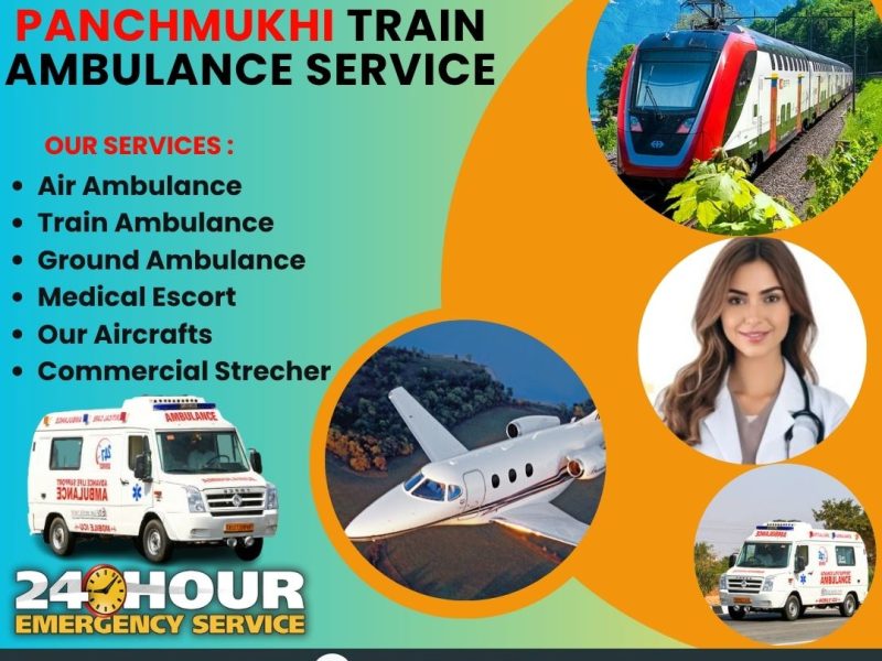 Excellent Medical Facilities Provides by Panchmukhi Train Ambulance Service in Mumbai
