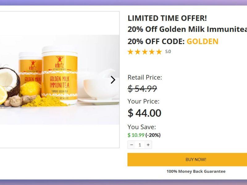 Golden Milk Immunitea USA,CA Reviews