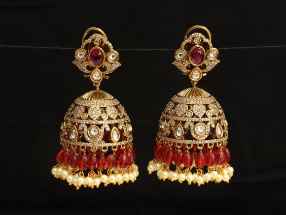 One-1 Gram Gold Bangles Necklace Ear Rings Vaddanam Beads Jewellery Retail Wholesale Suppliers Dealers online in Begumbazar, Hyderabad