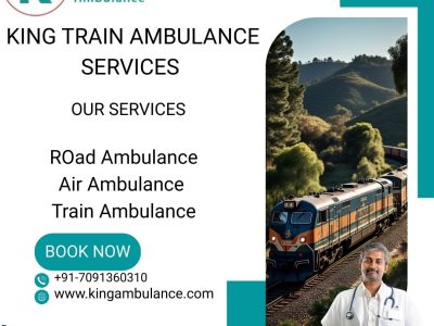 Get King Train Ambulance service in Raipur now for your critical patient