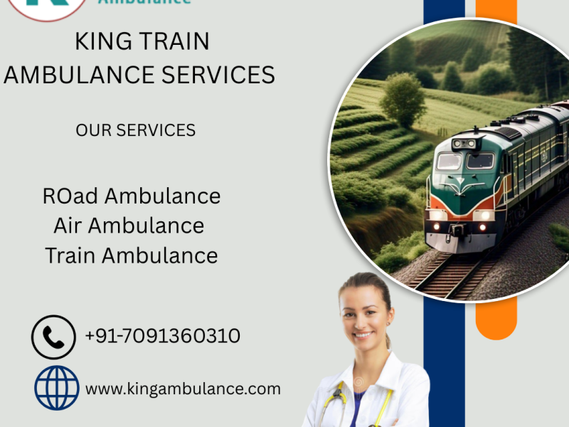Get King Train Ambulance Service for Critically Ill Patients in Raipur Now