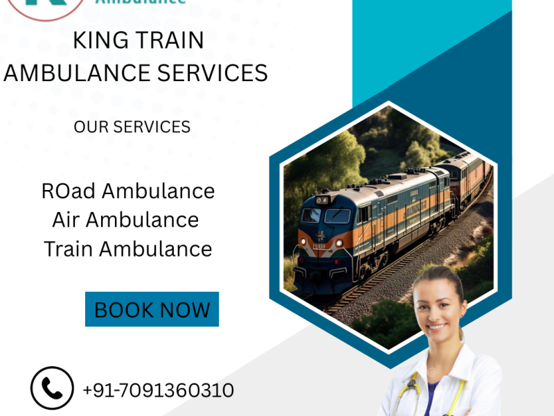 Book King Train Ambulance service in pune for the of your patient