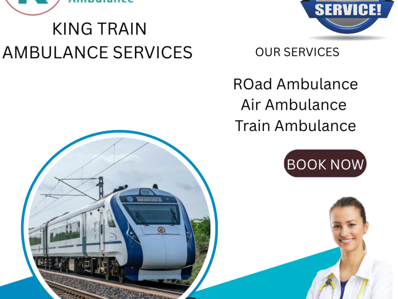 Choose King Train Ambulance Service in Jabalpur now to transport your injured patient.