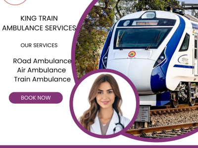 Book King Train Ambulance Service in jamshedpur for your patient now