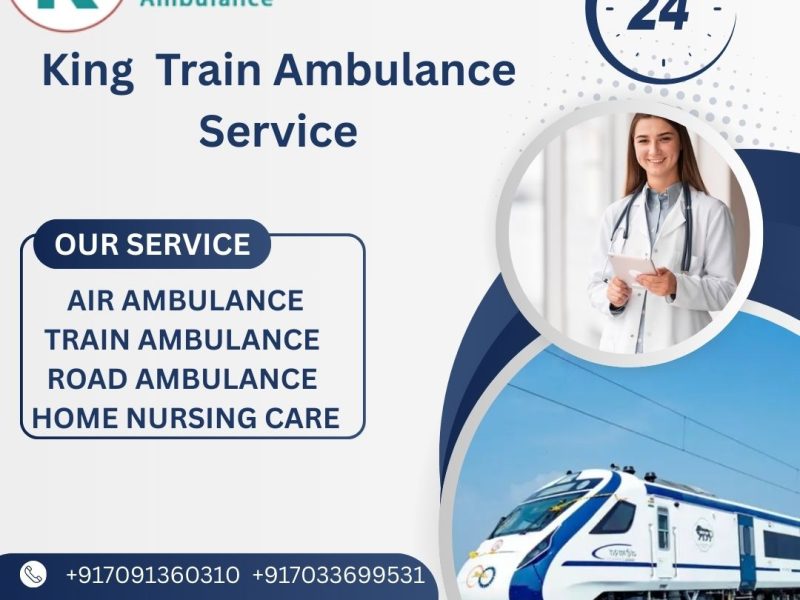 King Train Ambulance service in Bhopal provides safe and life saving transport facility to patients