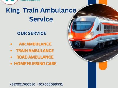 Choose King Train Ambulance Service in Jamshedpur for your sick patient