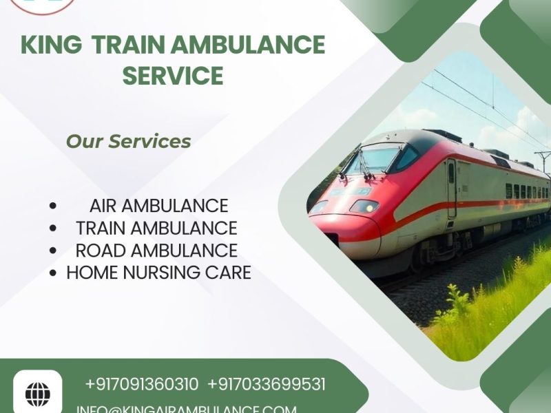 King Train Ambulance service in Siliguri provides a comfortable transportation facility to your patient