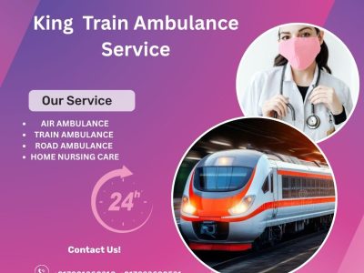 King Train Ambulance Service in Lucknow provides a life-saving facility to your patient