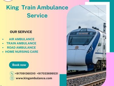 King Train Ambulance Service provides a life-saving transfer facility to the patients in Lucknow.