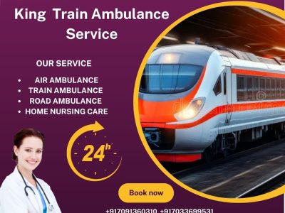 King Train Ambulance Service in Nagpur provides transfer facilities to patients at a very low rate.