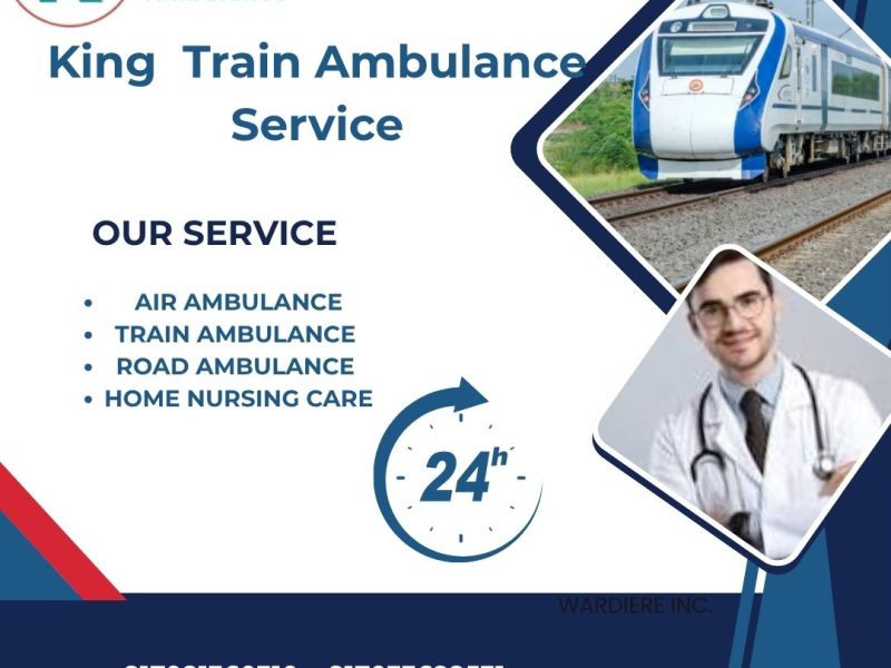 King Train Ambulance provides a comfortable and hassle-free transfer your patient in Varanasi.
