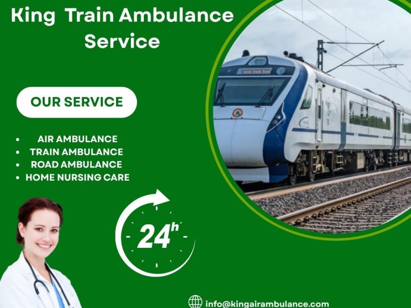 King Train Ambulance service in Bhopal provides a comfortable transfer facility to your patient.