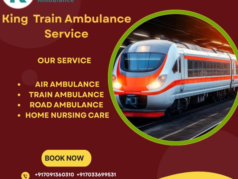 King Train Ambulance Service in Varanasi provide speed transfer of your patient to their destination.