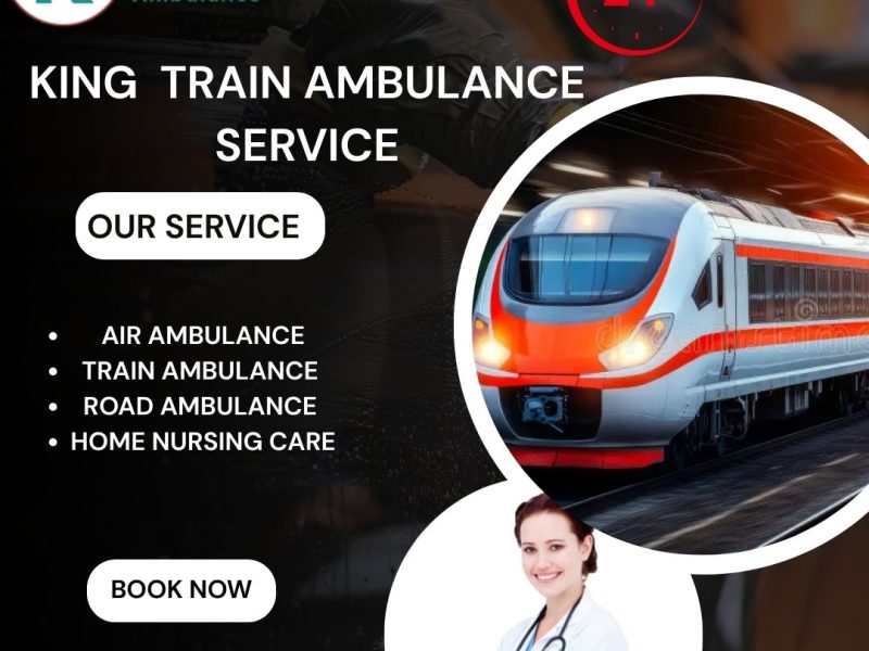 King Train Ambulance service in Bhopal transfers patients to their destination with speed