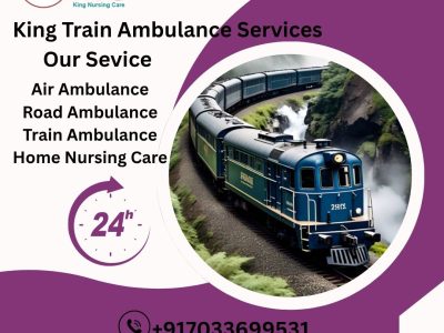 King in its Train Ambulance avoids backsliding in the middle of the journey