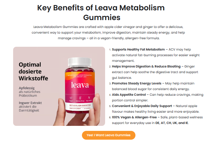 Leava Metabolism Booster Review In USA (Official News)