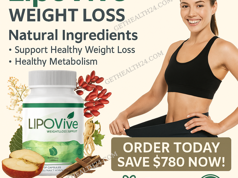 Buy LipoVive Today – Boost Metabolism & Energy | Risk-Free Trial | SAVE $780 Now