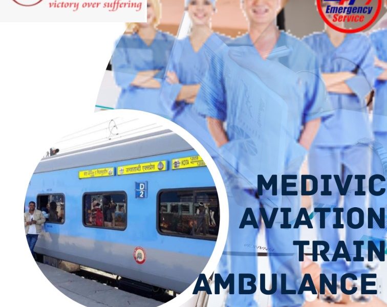 Medivic Aviation Train Ambulance Services in Delhi is providing good facilities